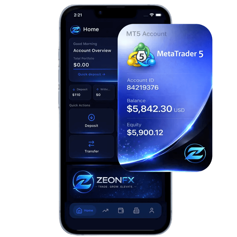 ZeonFX mobile app